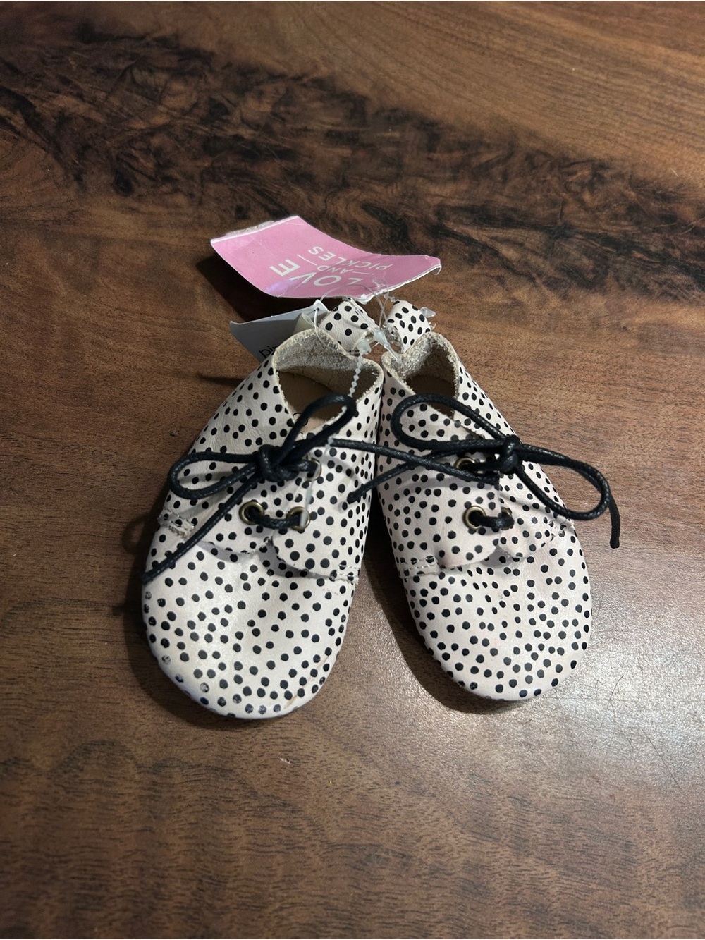Piper Finn Dottie Low Top Soft Sole Leather Oxfords